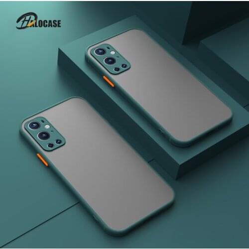 Frosted Translucent Case For Oneplus 9 Pro Phone Case Silicone Frame Hard Clear Back Cover For One plus 9R 8 Pro 8T Nord