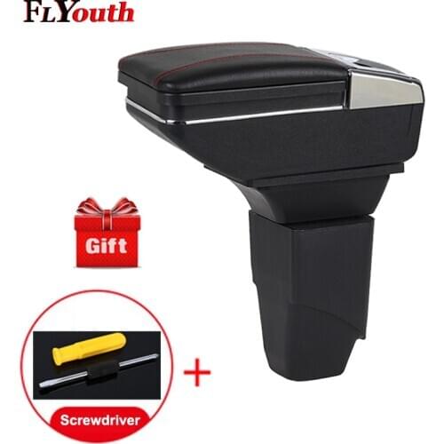 For Peugeot 207 206 2006-2013 Car Armrest Box Central Store Content Box Car-Styling Storage Center Console Products Interior