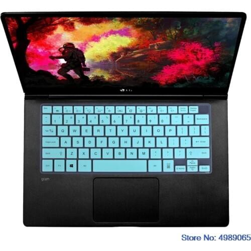 Silicone laptop Keyboard Cover skin Protector for LG GRAM 13 13Z970 13Z980 13Z990 Gram 14 14Z90N 14Z970 14Z980 2020 2019