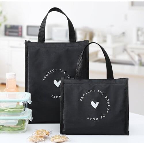 Lunch Bag Insulated Durable Bento Pouch Picnic Waterproof Leakproof Lunch Box Storage bolsa almuerzo hombre Portable Tote