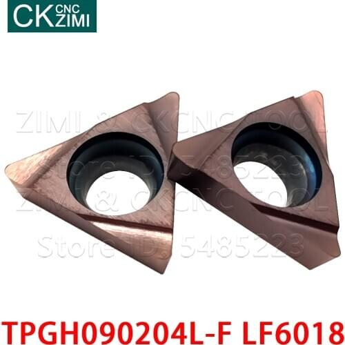 TPGH090204L-F LF6018 TPGH090204L F LF6018 carbide insert cutting tool boring insert CNC Metal lathe tool TPGH for stainles steel