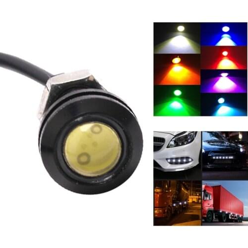 1x 18MM Car Eagle Eye Fog Lamp Auto Car Motorcycle Brake Reverse Parking LED Signal Bulb DRL Daytime Running Bulb