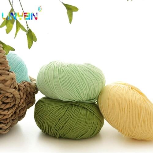5 pieces*50g Yarns For knitting cotton yarn knit Hand crochet children milk cashmere Baby cloth Handmade scarves woven t49