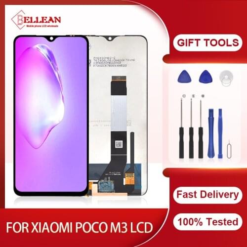 Catteny Hot Sale Promotion For Xiaomi Poco M3 LCD Screen Touch Panel Digitizer For Pocophone M3 Display M2010J19CG Assembly