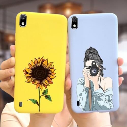 For Samsung A10 Case Pretty Gilrs Cover For Samsung Galaxy A10 A 10 SM-A105F Phone Cases 6.2'' Ultra Slim Fundas For Samsung A10