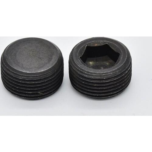 M10 TO M33 Black Grade 12.9 Thread 1.5 Hex socket Carbon Steel cylindrical Screw Plug