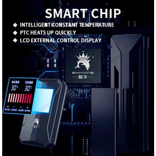 Aquarium LED digital display Electronic automatic constant temperature heating rod Aquarium stainless steel heating rod