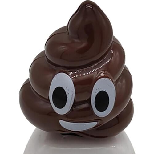 HOT SALES !!!Funny Solar Powered Swing Dancing Poo Toy Home Car Ornament Decoration Gifts