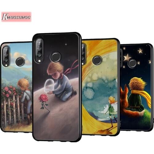 Cute Little Prince Fox Anti-Fall Phone Case for Huawei P30 P20 P40 Lite E Pro P Smart Z Plus 2019 P10 P9 Lite Back Cover