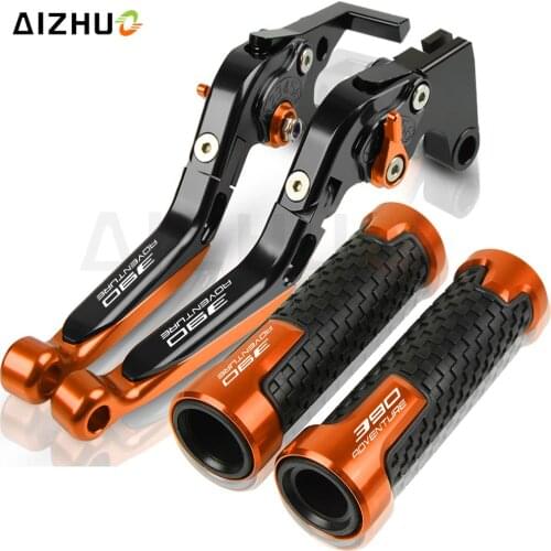 Motorcycle 7/8''22mm Handlebar 390ADVENTURE Brake Clutch Levers FOR 390 Adventure 390ADV 2019 2020 2021 Handle Bar Hand Grips