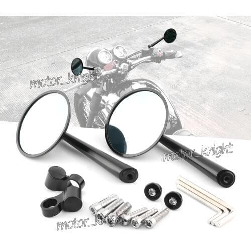 Motorcycle Universal CNC Cafe Racer AntiGlare Side Mirrors For BMW R nine T Pure & Scrambler & Urban GS & Racer C400X 2018