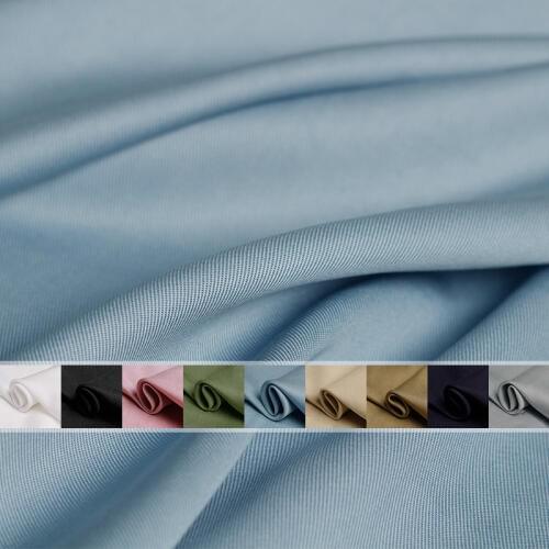 Pearlsilk England Tencel Twill Fabrics Soft Vertical Sense 100%Tencel Materials Autumn Women Dress Sewing Cloth Freeshipping
