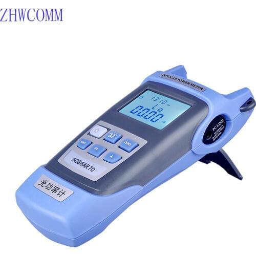 ZHWCOMM handheld fiber optical power meter 800~1700nm SC/FC Adapter fiber optical test machine free shipping