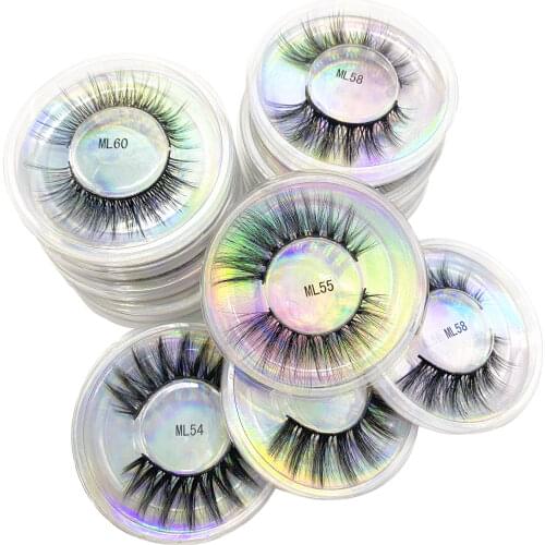 Mink Eyelashes Wholesale Fluffy Wispy 3d Mink Lashes Bulk Make Up Dramatic Natural False Eyelashes Lash Extension Supplies