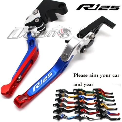 CNC Motorcycle Foldable Extending Brake Clutch Lever And Moto 170mm Lever For YAMAHA YZFR125 YZF R125 2008-2011 2009 2010