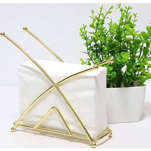 Vertical Napkin Clip Coffee Shop Hotel Board Paper Clip Gold Metal Paper Towel Rack Dining Table Storage Rack Paper Holder