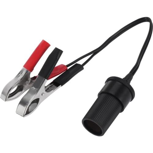 WINOMO Car Auto Battery Terminal Clip 12V DC Cigarette Lighter Socket Adapter