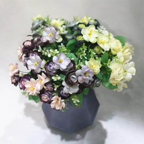 1pc chrysanthemum artificial silk flower home living furnishings decoration floral arrangement fake flowers