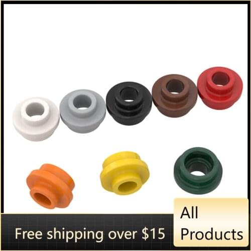 10PCS High-Tech Assemble Particle 85861 1x1 Hollow Small Round Plate Building Blocks Kit Part Idea DIY Toys For Children Gifts