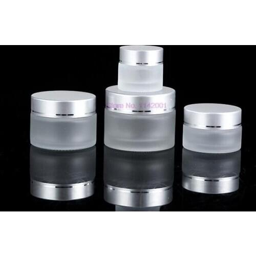 100pcs 30g cream bottle, face cream bottle, travel portable cosmetic packaging bottle, customizable frosted glass bottle