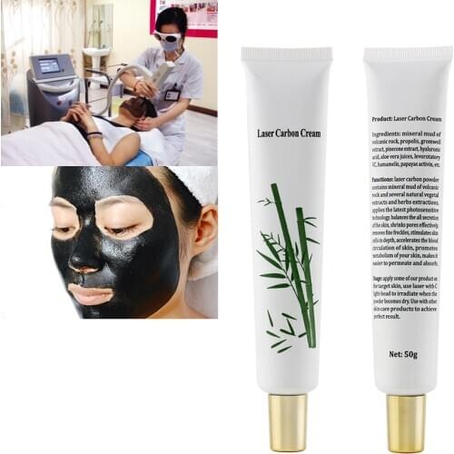 50ml Soft Laser Carbon Cream gel for nd yag laser skin rejuvenation treatment Active,Skin Care Carbon gel, blackhead removal
