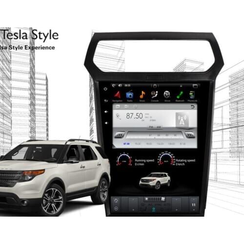 9.0 6.0 2+64g Tesla style Car DVD Player GPS Navigation Android For Ford Explorer 2011-2019 Car Stereo Auto Headunit Multimedia