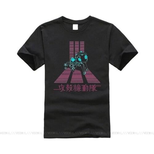 Custom Design Ghost In The Shell Tachikoma Ukxvqbhm0oz Harajuku Tee Shirt Male BONADIAO Crewneck Short Sleeve