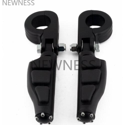 Bike Highway Foot Pegs Clamps Engine Guard Footpegs Pedal Bracket For Harley Touring Road King Softail Dyna XL883 1200 Universal