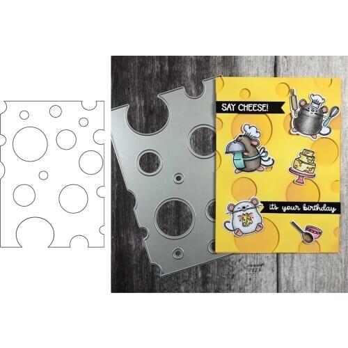 Cheese Circle Background Plate Cutting Dies Metal Stencils for DIY Scrapbooking Photo Album Paper Cards Craft Decor New 2020 Die