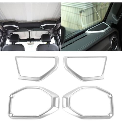 ABS A-pillar & Roof Speaker Cover ForJee Wrangler JL JT Gladiator 2018