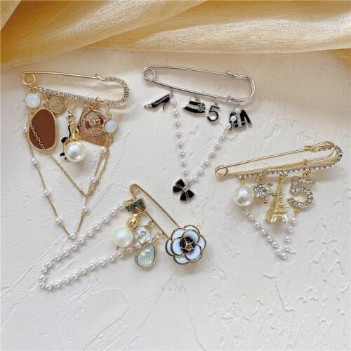 Fashion Trendy Fashion Jewelry Including Chain Brooch Womens Clothes Cuff Accessories Casual Dress Accessories Brooch