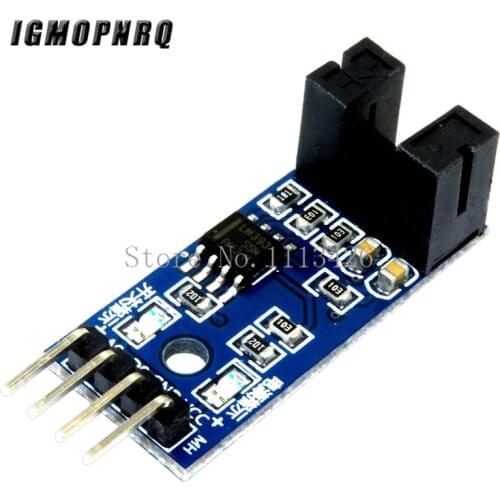 Speed Sensor Module Tacho Sensor Slot-type Optocoupler Tacho-generator Counter Module for Diy Kit