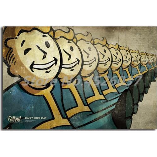 Fallout 4 HD Wallpapers Wall Art Canvas Poster And Print Canvas Painting Decorative Picture For Office Living Room Home Decor