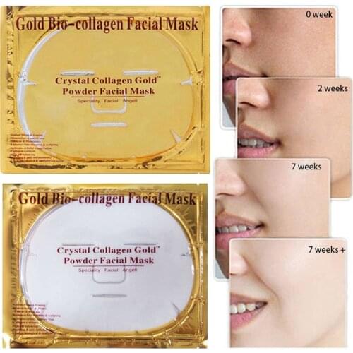New Moisturizing 24K Gold Bio Collagen Face Lip Mask Wrinkle Eye Treatment Collagen Anti-Wrinkle Nourishing Skin Care TSLM2