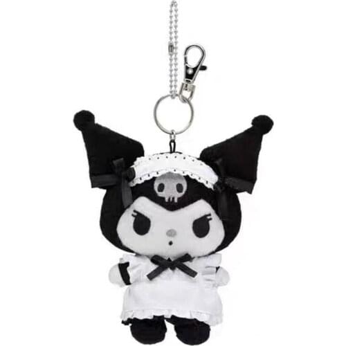 New Kawaii Anime Maid Plush Keychain Kids Stuffed Toys Small Pendant For Children Gifts 13CM