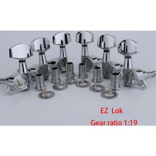 NEW Wilkinson WJN-01 3R3L CR BK BN GD Guitar Machine Heads Tuners Smoky color Tuning Pegs ( With packaging)