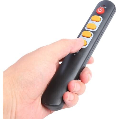 Learning Remote Control for TV STB DVD DVB HIFI BOX , 6 Big Buttons Universal Smart Controller Duplicate IR Code