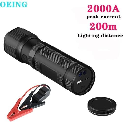 Car Jump Starter Emergency Power Supply for 6.0L Petrol Car or 3.0L Car Diesel 28000mAh battery charger Power bank Flashlight