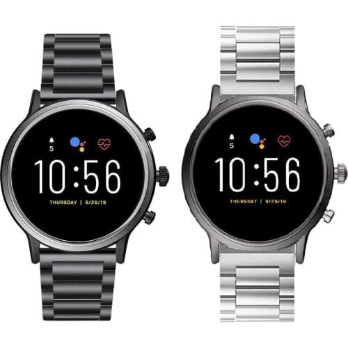 22mm Stainless Steel strap For Fossil Gen 5 Carlyle HR Julianna HR Band for Fossil Sport 43mm / Q Explorist HR Gen 4 Belt Band