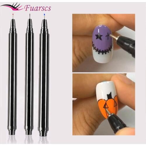 Nail Art Graffiti Pen Waterproof Drawing Painting Liner Brush DIY Flower Abstract Lines Details Nail Art Beauty Tool Newest