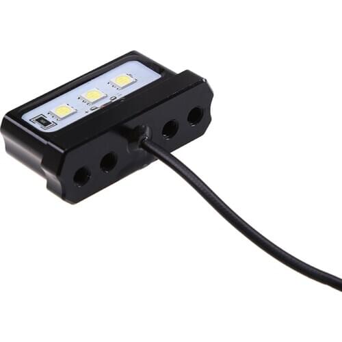 Mini Motorcycle LED Tail Rear Light Motorbike License Plate Light Car Auto Rear Light For Honda//Yamaha/Suzuki