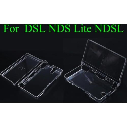 YuXi Hard Crystal Case Clear Skin Cover Shell For Nintendo DSL NDS Lite NDSL Plastic Clear Crystal Protective