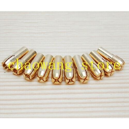 10pcs/pack Jewelry tools polishing motor fitter brass collet for rotary tools accessories