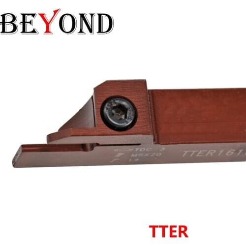BEYOND TTER1212-2T12 TTER1616 TTER2020 Cutting Turning Tool TTER 1212 1616 2020 2T17 3T20 4T20 Spring Steel Lathe Tools Holder