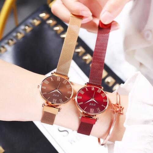Luxury Starry Sky Women Watches Magnetic Mesh Belt Band Watch Womens Fashion Dress Wristwatch Zegarek Damski Reloj Mujer