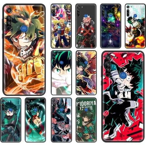 Phone Case Cover for Moto G Stylus G8 G9 G Power Plus Lite E6S E7 One Fusion Edge + Silicone Shell Anime My Hero Academia