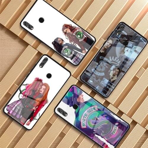Riverdale South Side Serpents Tempered Glass Phone Case For Huawei P20 P30 lite P20 P30 PRO MATE 20 PRO MATE 20 lite Honor 10