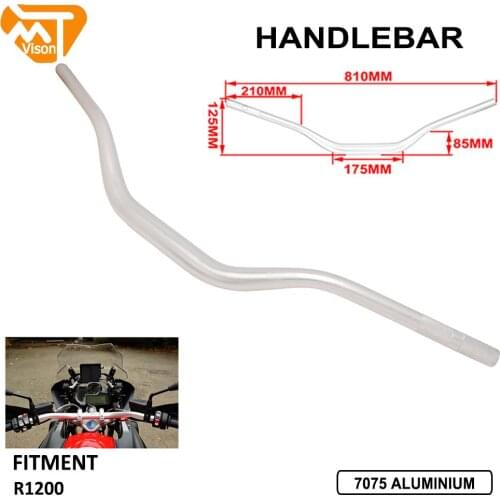For BMW R1200 R 1200 Racing Dirt Pit Bike moto bike Motocross 22mm Aluminum Motorcycle 7/8" Handlebar Handle bar
