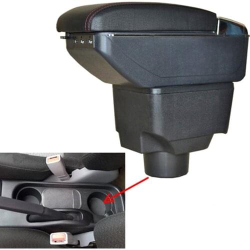 For Hyundai Elantra XD armrest box central Store content Storage box with cup holder ashtray USB interface