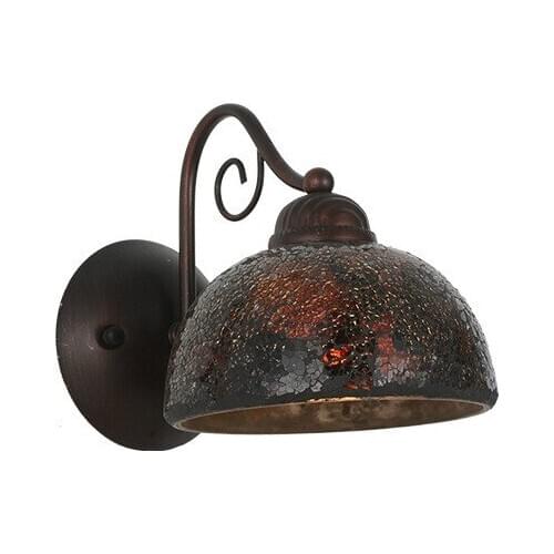 Household act the role ofing desk lamp glass wall lamp droplight sitting room hotel bedroom vintage American wall lamp